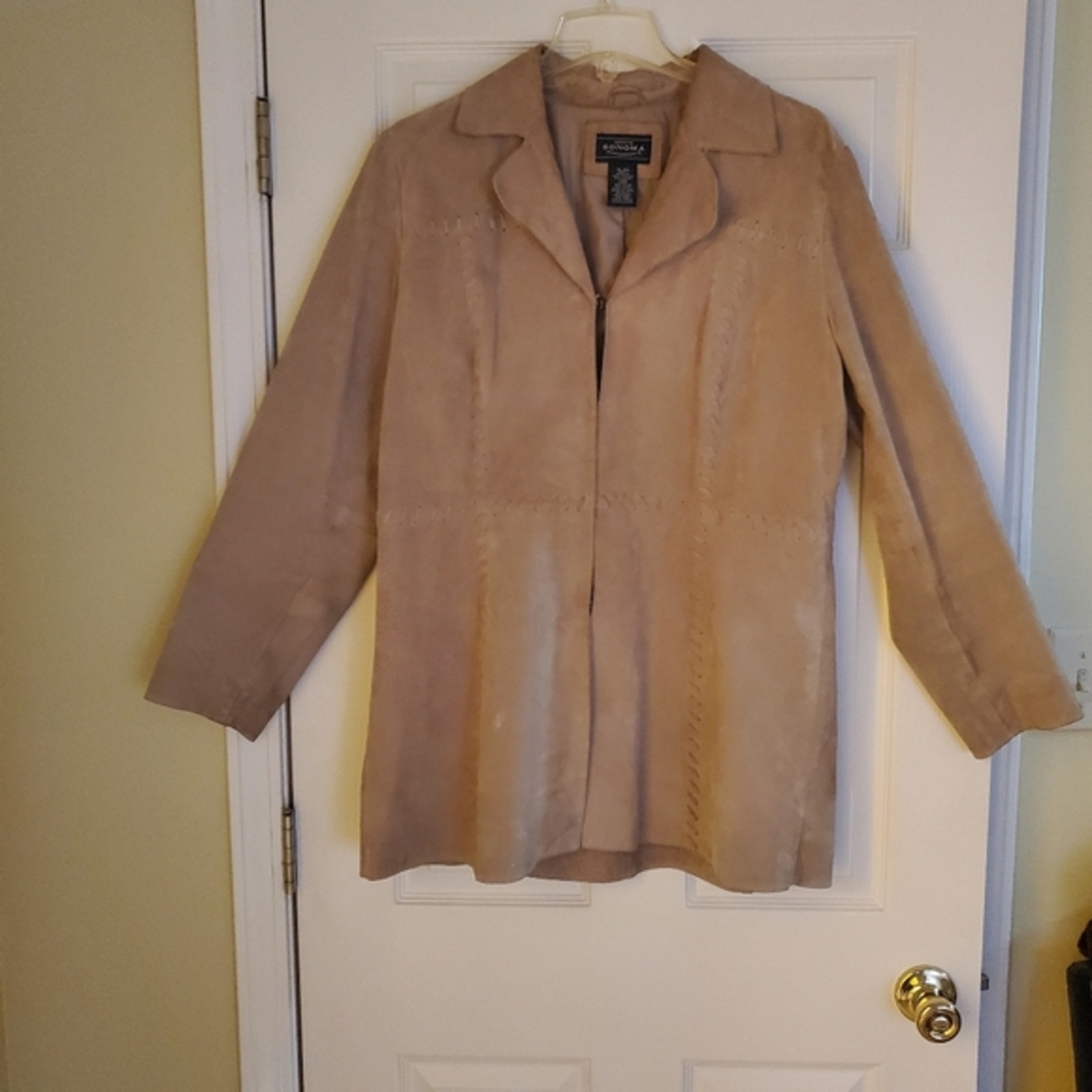 Genuine Sonoma Jean Company Tan Leather Jacket | Size XL/EG